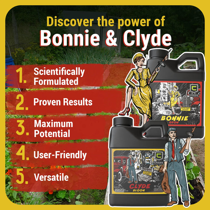Bonnie & Clyde AutoFlower Nutrients Base Kit Cronk Nutrients