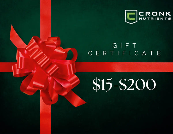 Cronk Nutrients Gift Cards: The Perfect Present for Garden Enthusiasts Cronk Nutrients