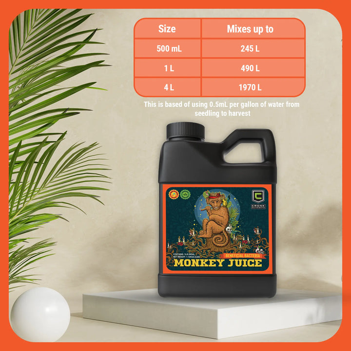 Monkey Juice | Increases Root Health and Nutrient Absorption Cronk Nutrients